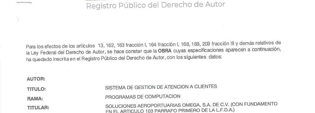 Registro de INDAUTOR