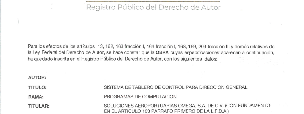 Registro de INDAUTOR